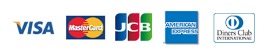 ご利用いただけるクレジットカード