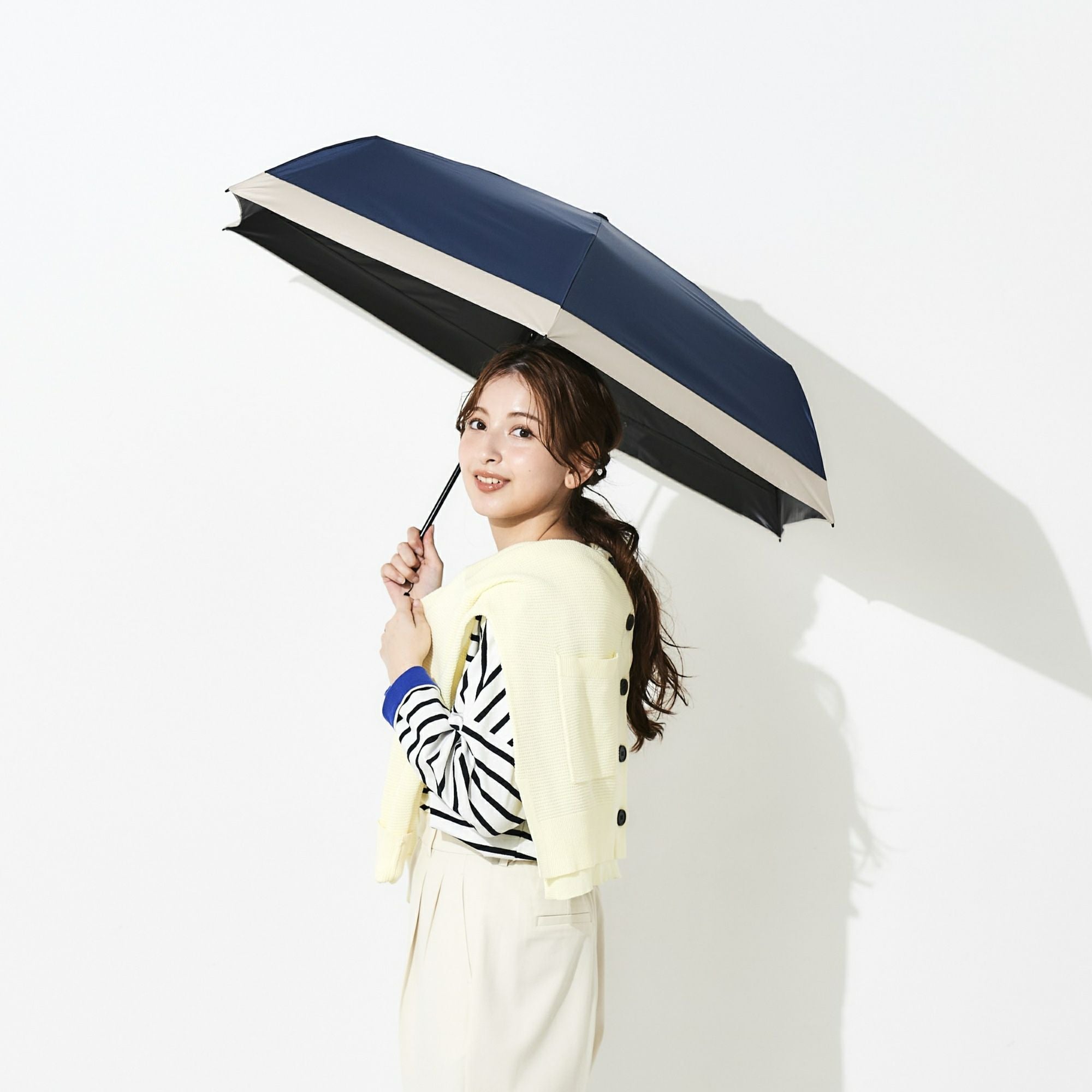 日傘 切継 《ALL IN UMBRELLA》 ユニセックス 晴雨兼用 折りたたみ傘