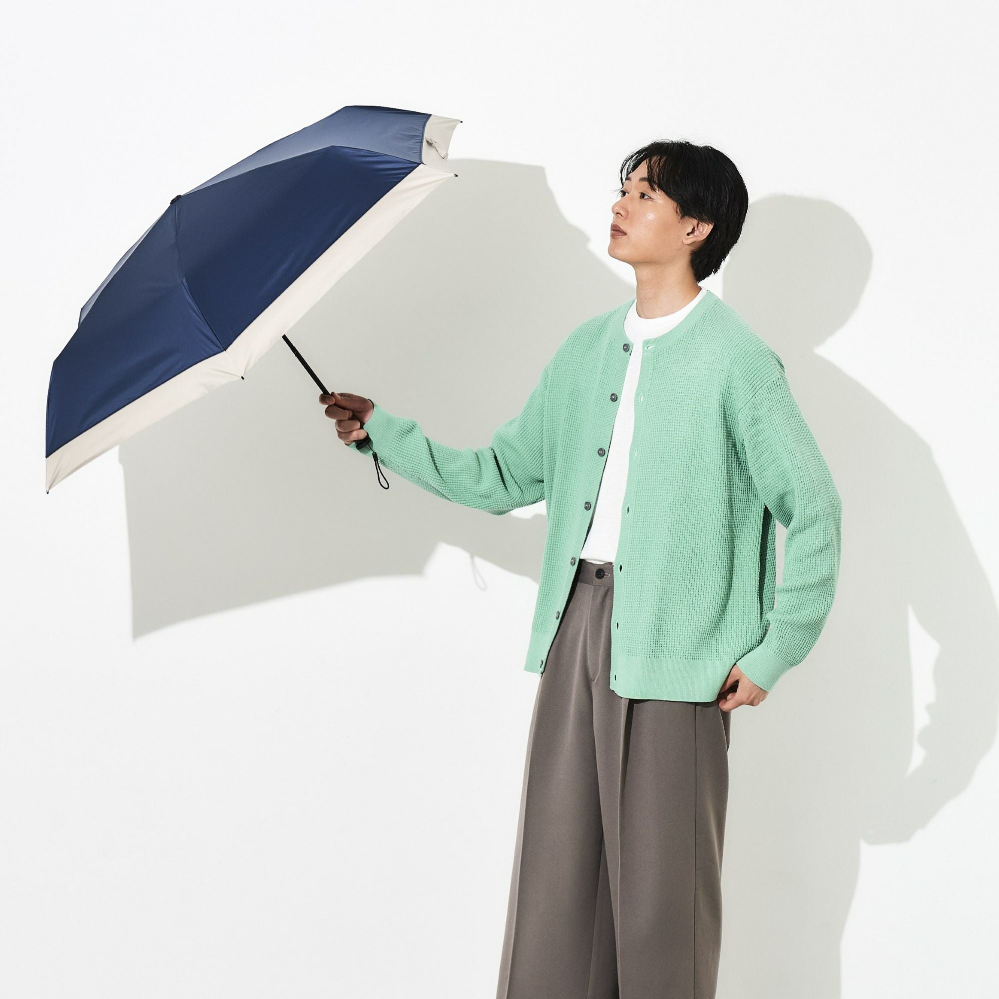 日傘 切継 《ALL IN UMBRELLA》 ユニセックス 晴雨兼用 折りたたみ傘