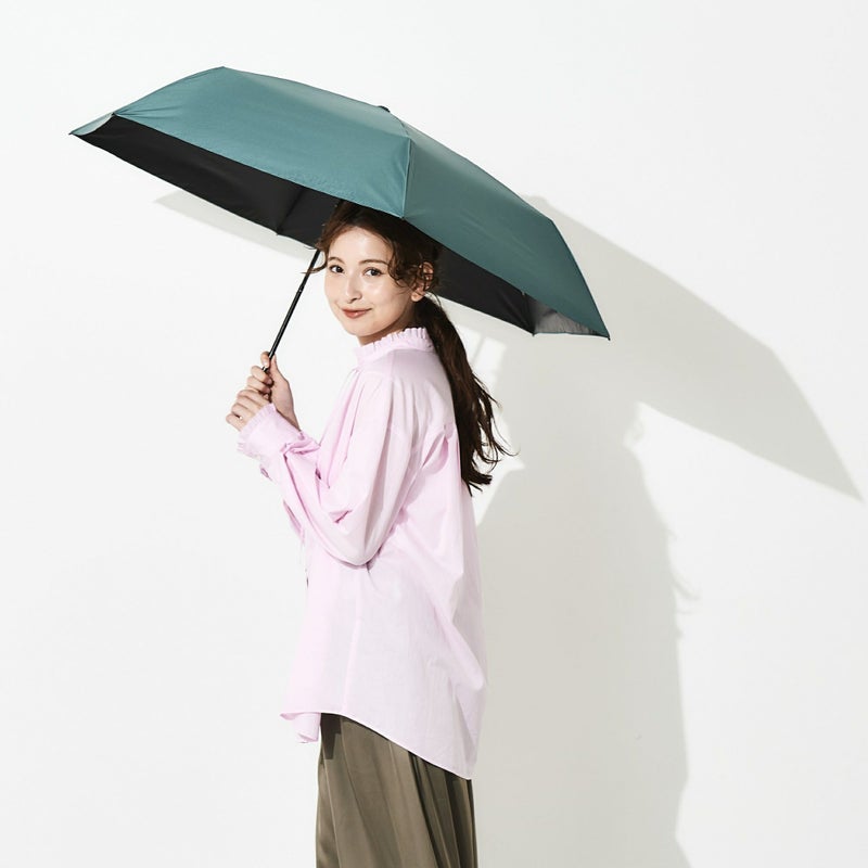 assa公式 メンズ 完全遮光 折りたたみ傘 AM544 晴雨兼用 軽量 58cm 無地