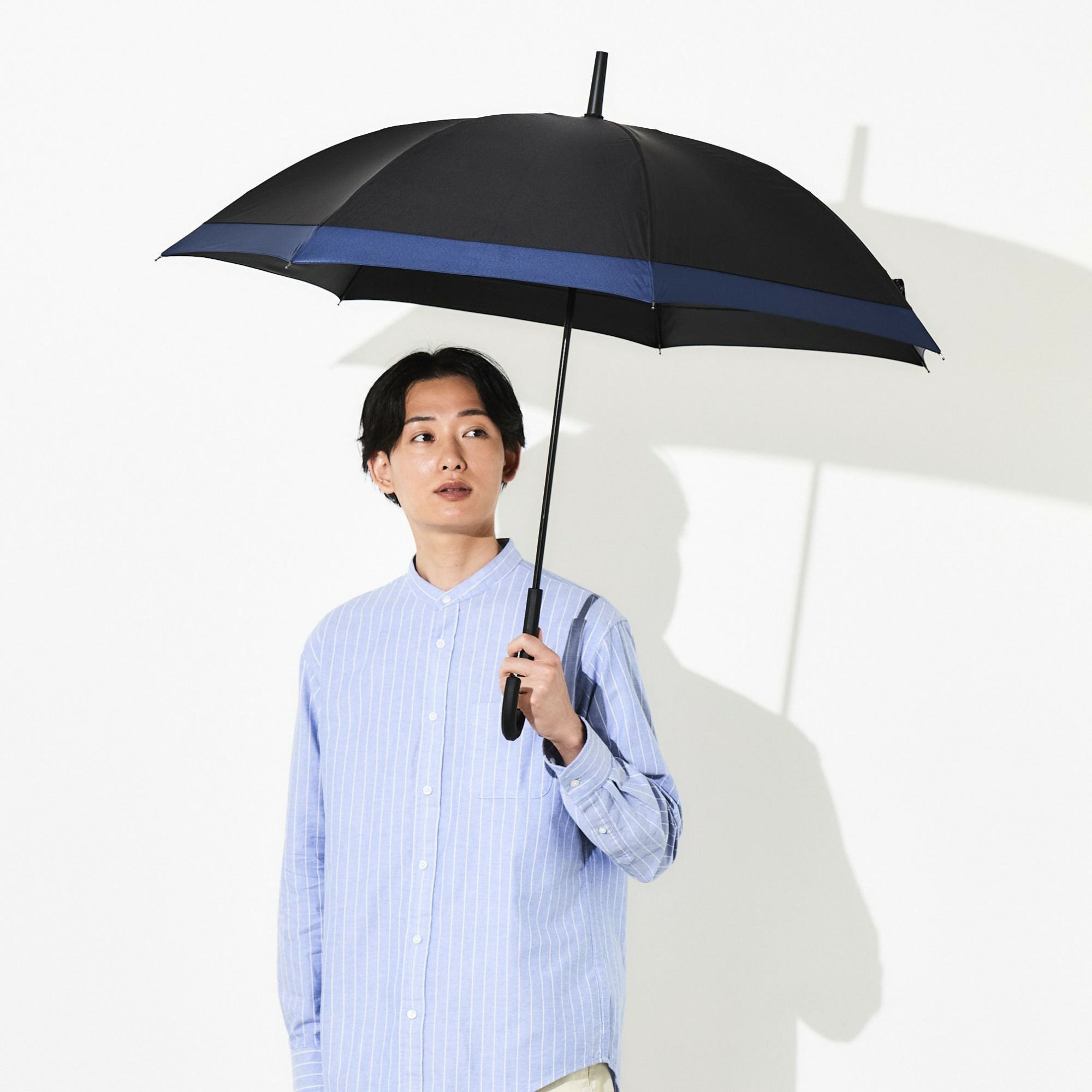 日傘 無地 《ALL IN UMBRELLA》 ユニセックス 晴雨兼用 長傘 AL544