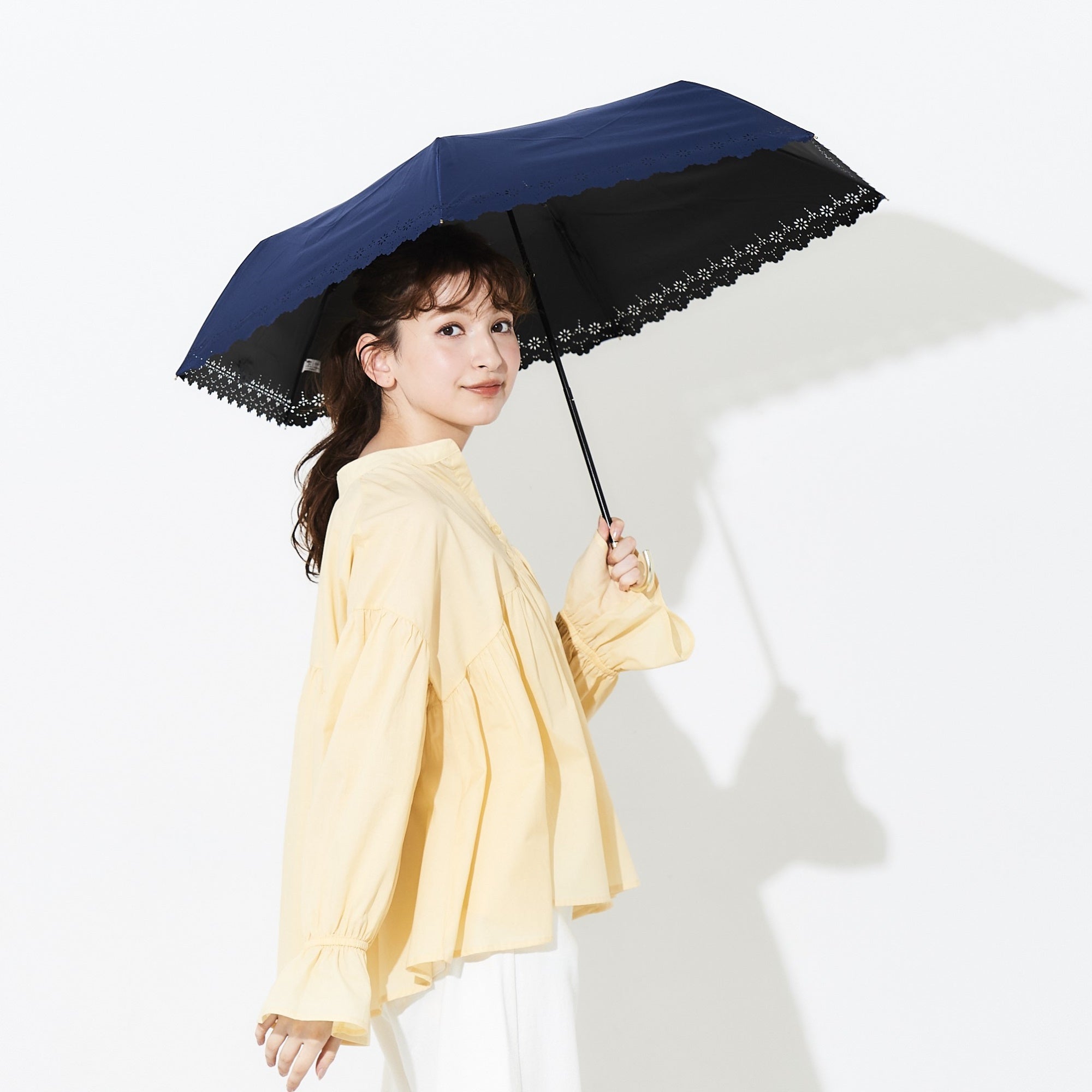 WEB限定】 日傘 レースヒートカット 折りたたみ傘 FM130 | ASCENTE