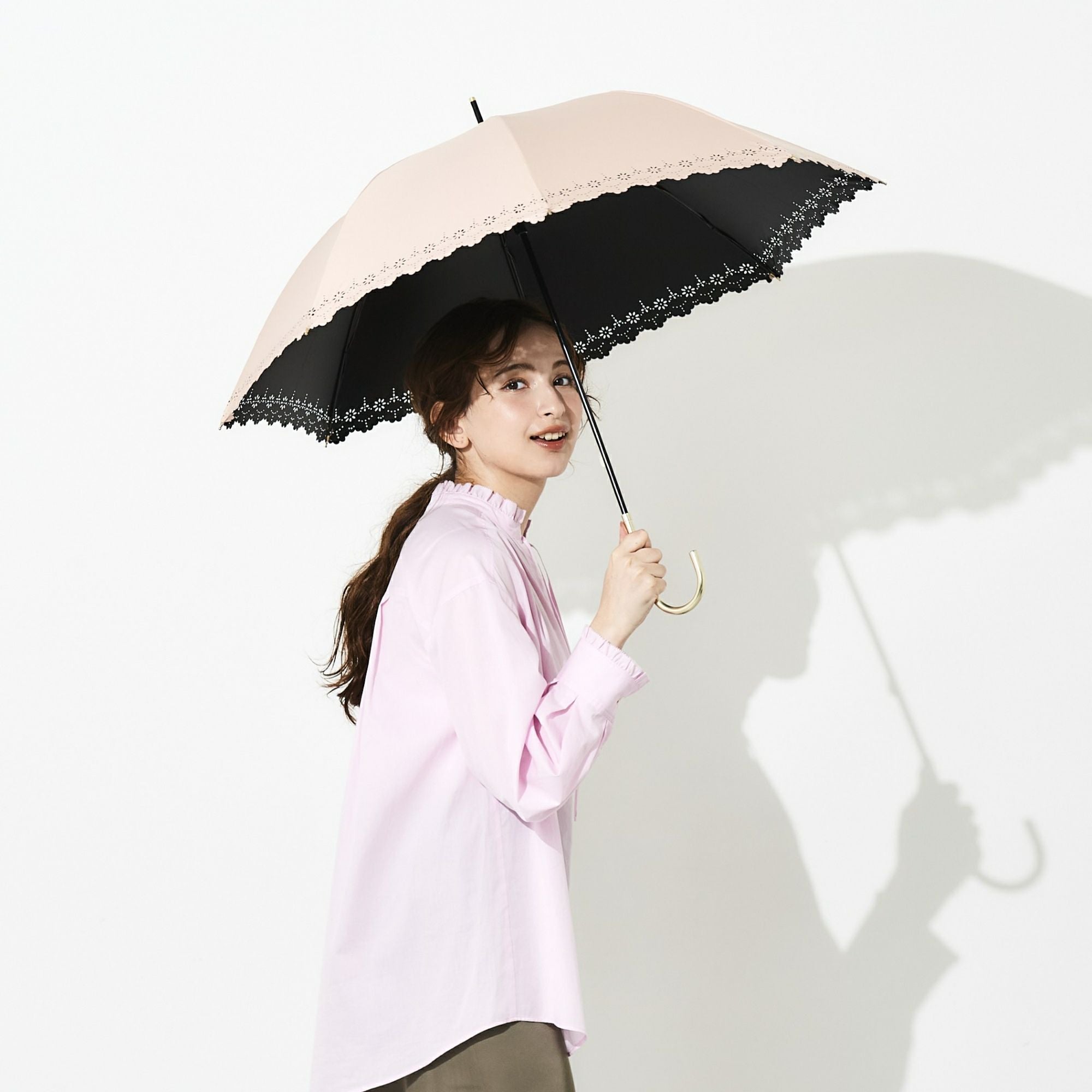 WEB限定】 日傘 レースヒートカット 長傘 FL089/130 | ASCENTE Online