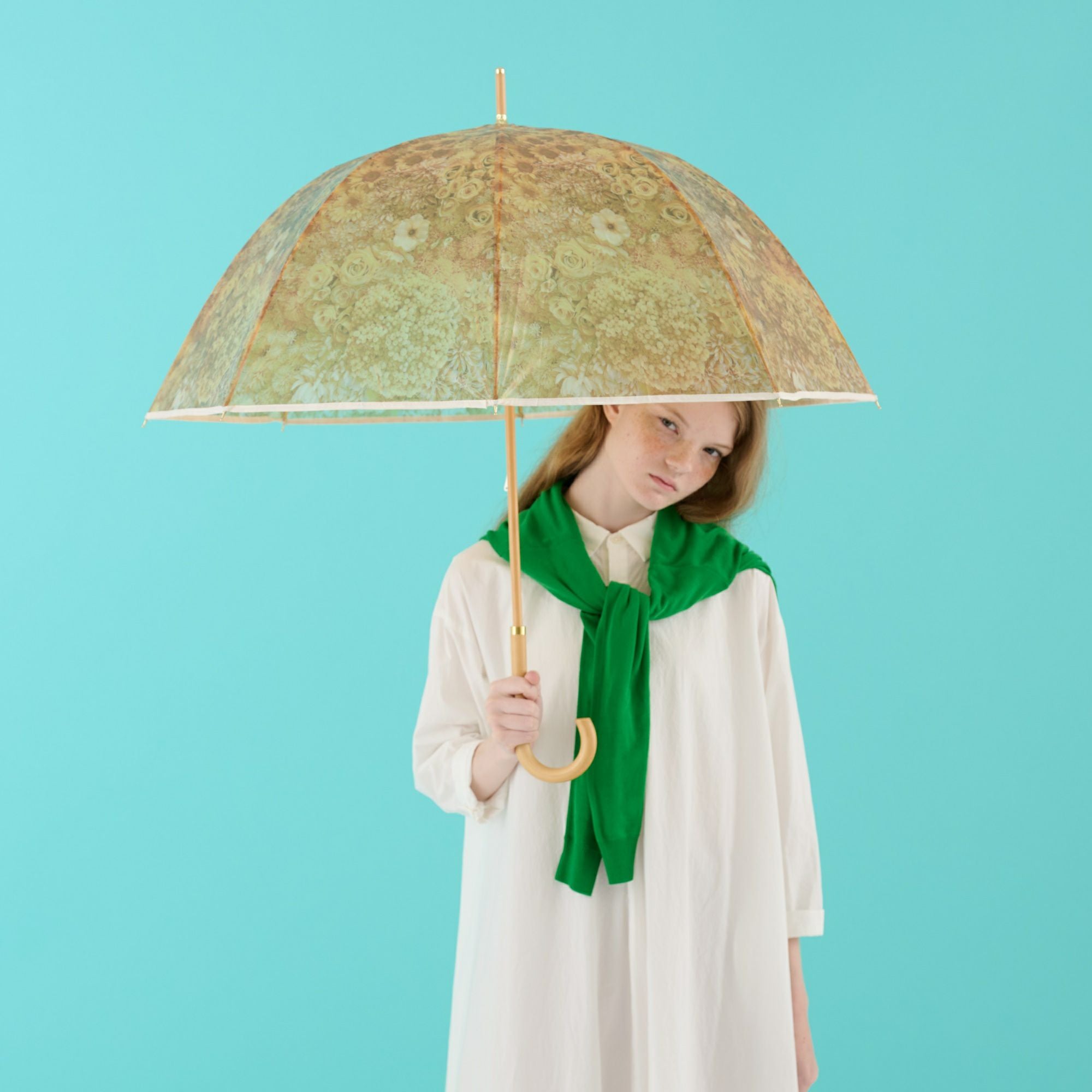 雨傘 フラワーガーデン ビニール傘 長傘 RL720 | ASCENTE Online Store