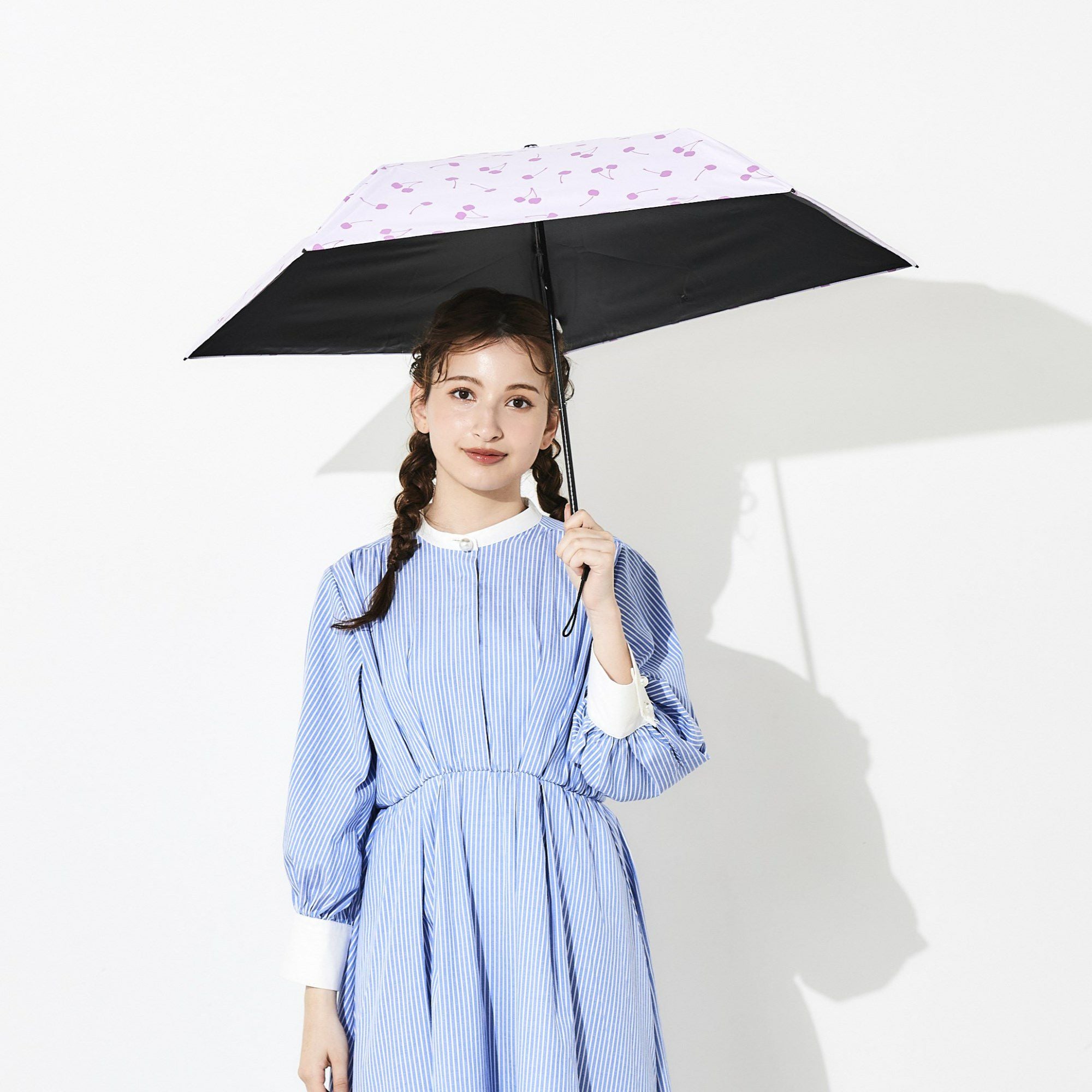 新品☆晴雨兼用　軽量折りたたみ日傘 日傘 さくらんぼ 軽量折りたたみ傘 FM810 | ASCENTE Online Store
