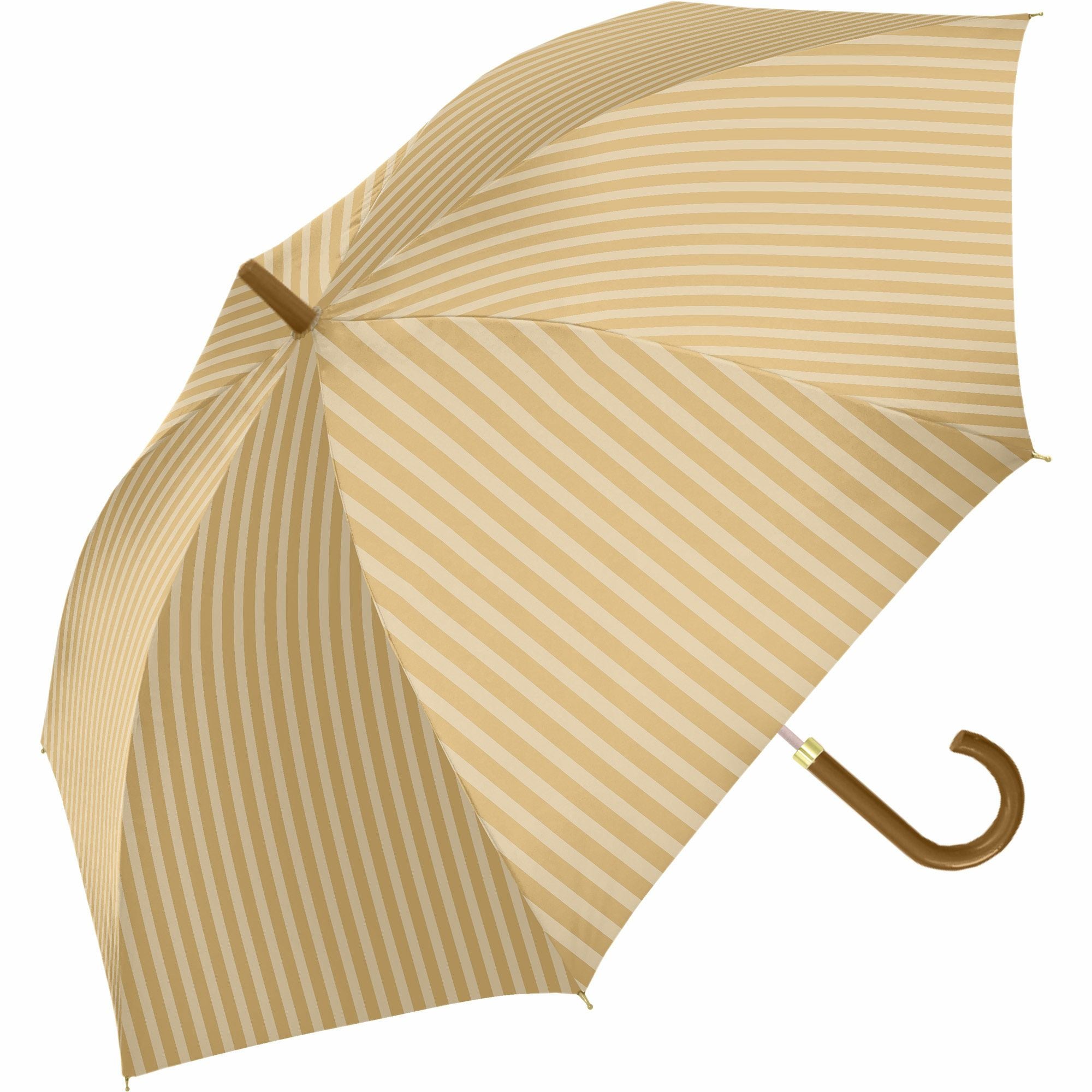 日傘 ノーマルストライプ 《ALL IN UMBRELLA》 晴雨兼用 長傘 AL753