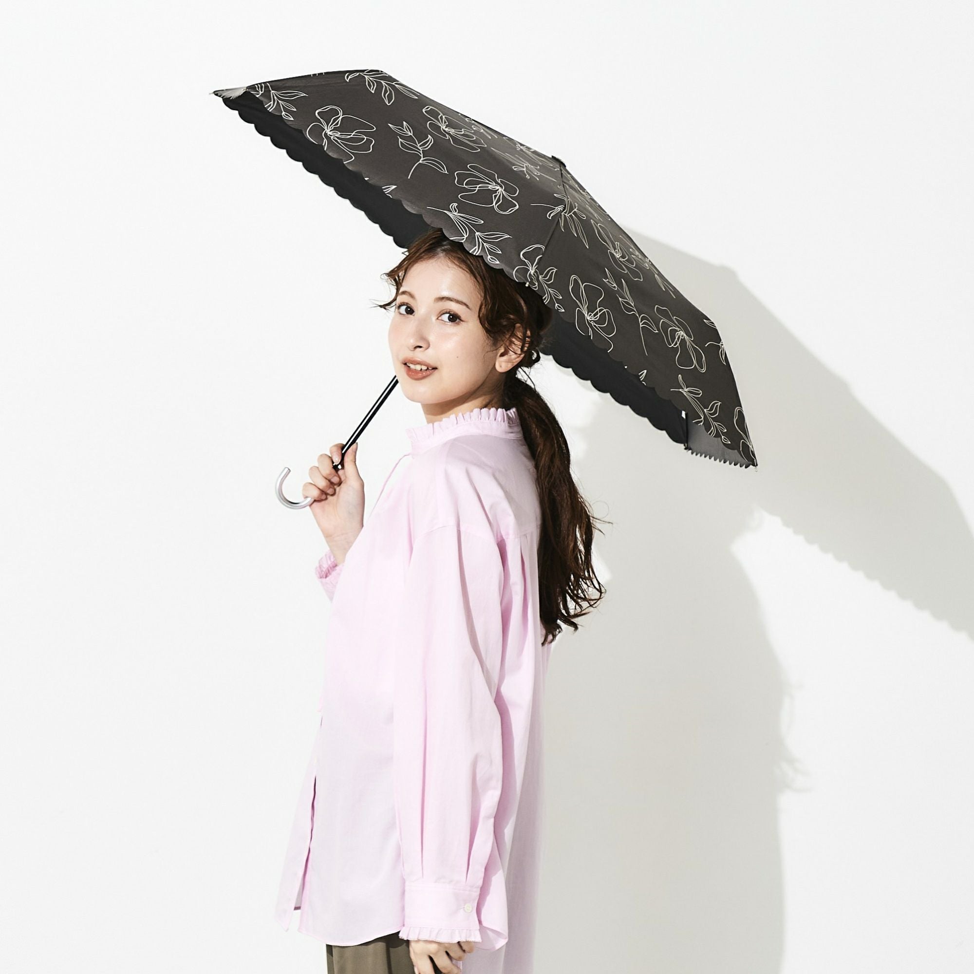 日傘 デニムパイピング 折りたたみ傘 FM616 | ASCENTE Online Store