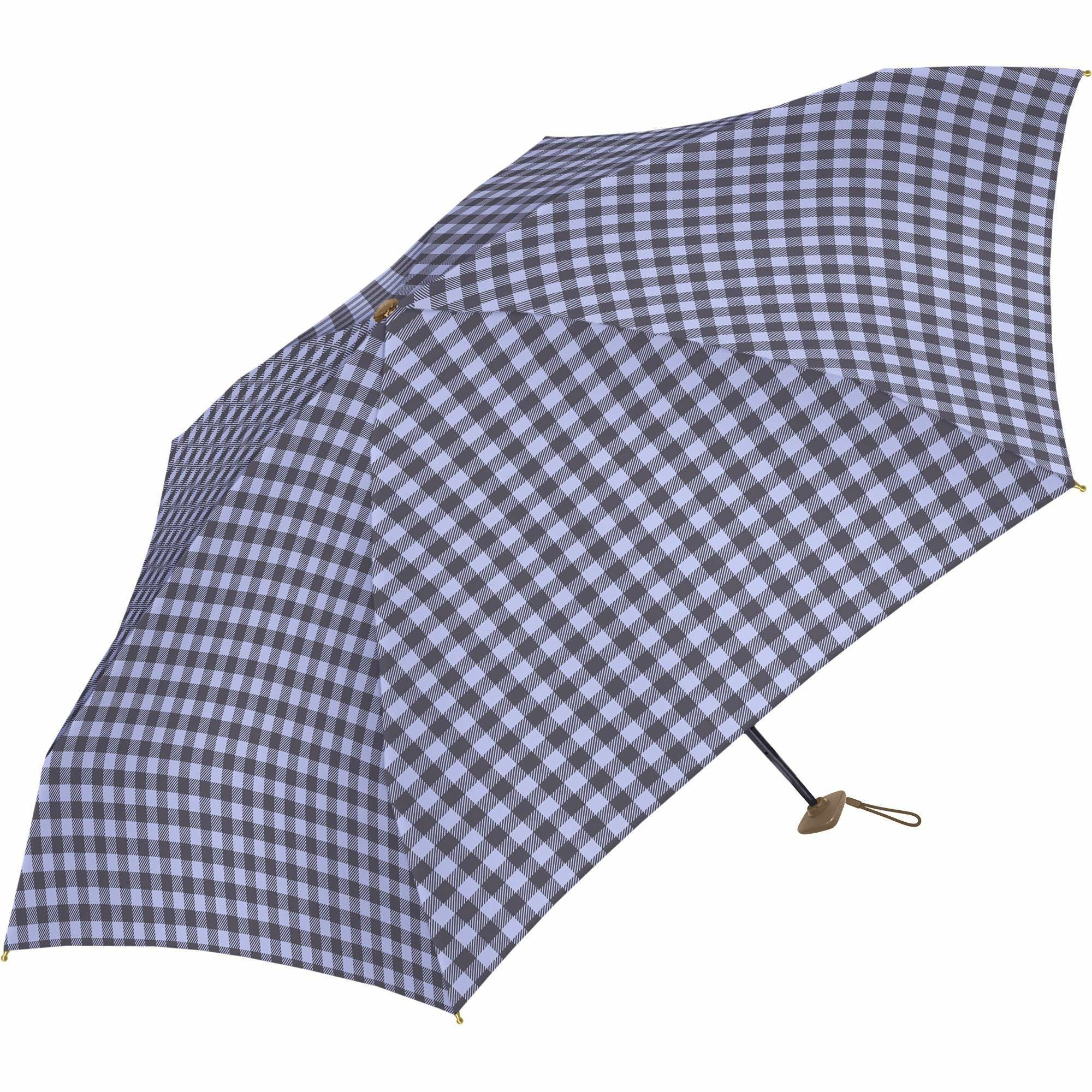 日傘 ギンガムチェック 《ALL IN UMBRELLA》 minicolo 晴雨兼用