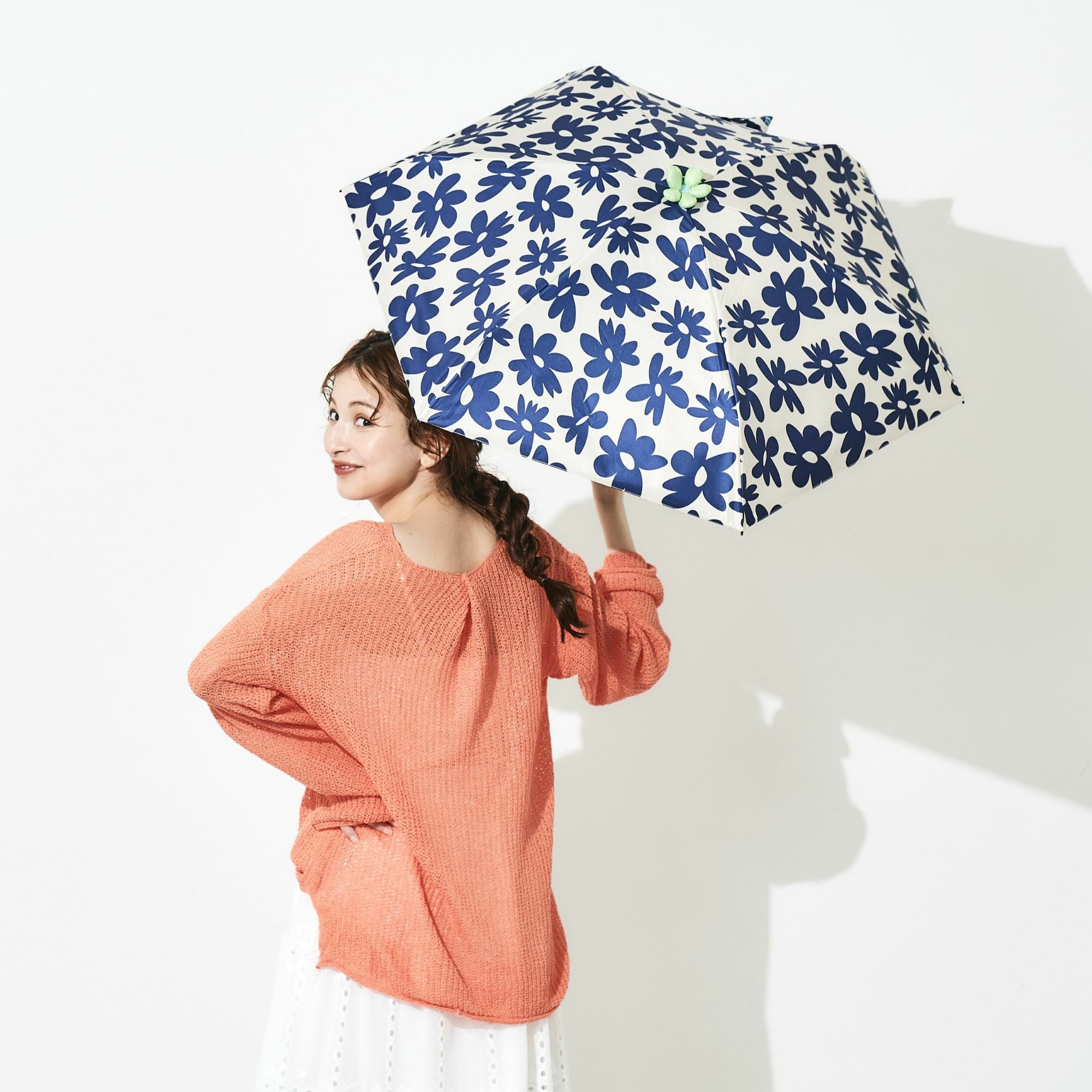 日傘 フラワー 《Ohana Parasol》 折りたたみ傘 FW921 | ASCENTE
