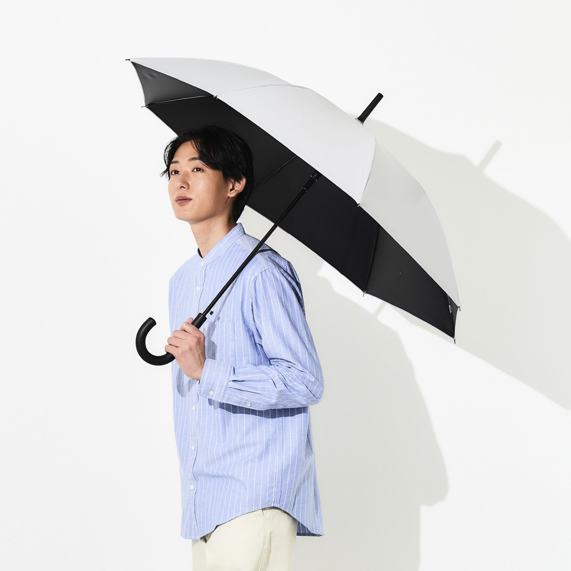WEB限定】 日傘 《東レ サマーシールド生地使用》 無地 メンズ